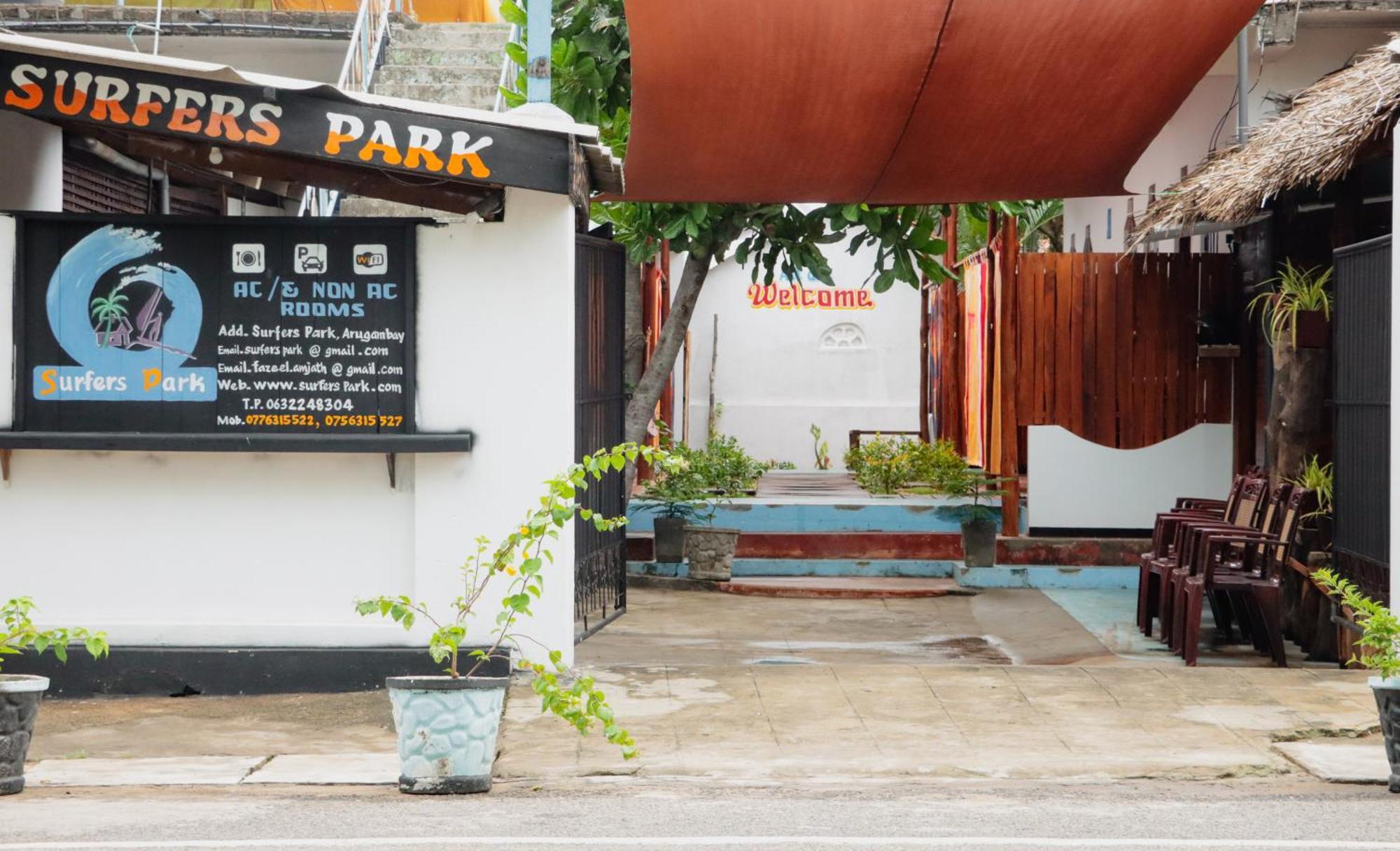 Surfers Park Arugambay Bed & Breakfast Arugam Kudah Eksteriør bilde
